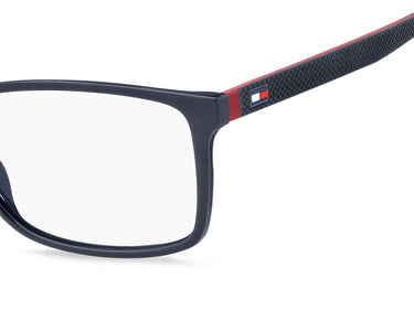 Premium Men Tommy Hilfiger Eyeglasses: TH 1785 - Matte Black Red - SpecSMART Eye Clinic (Zoom View)